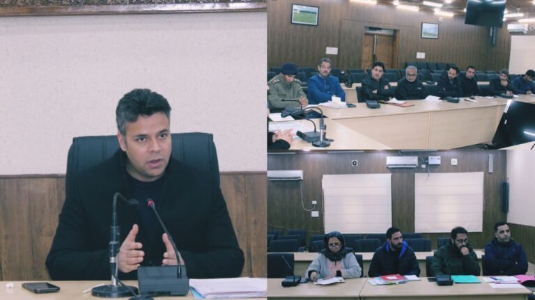 Deputy Commissioner Budgam Chairs Youth Engagement & Empowerment Plan Meeting