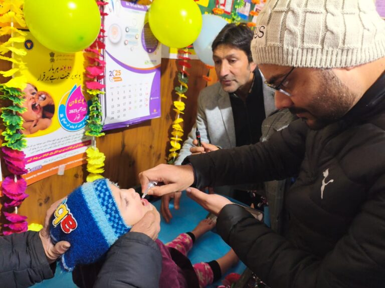 Intensive Pulse Polio Immunization Programme Launched in Larnoo Subdivision On 21 December.2025