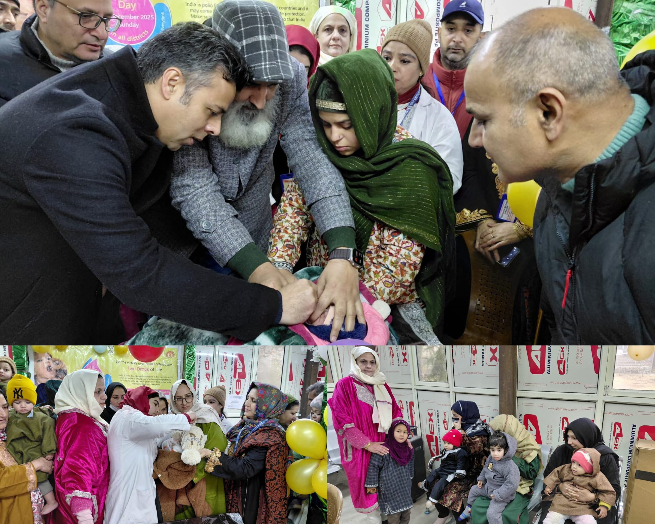 DC Budgam Kick-Starts Pulse Polio Immunization Campaign