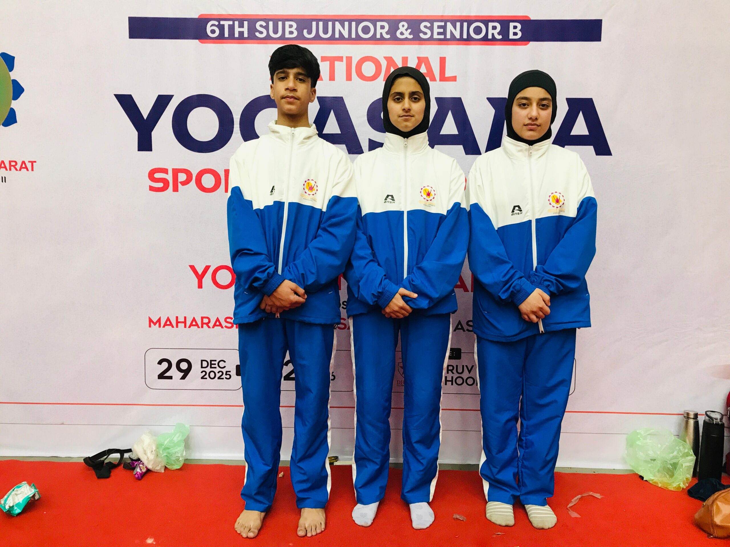 Three Fly Zone Academy Players Selected for 6th Sub- Junior National Yogasana Championship