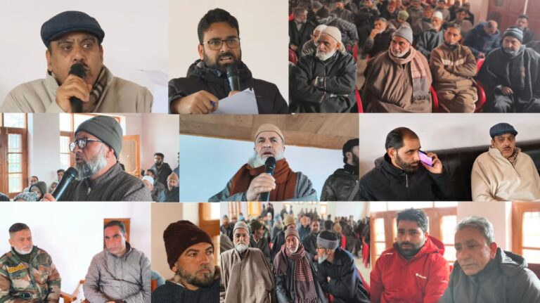MLA Khansahab  Reviews  Winter Preparedness at Awami Darbar at Khag