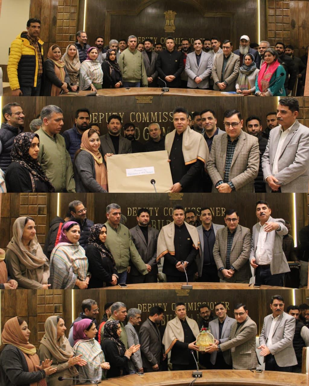 Budgam Administration Bids Farewell to Outgoing DC Dr. Bilal Mohi-ud-Din Bhat, IAS