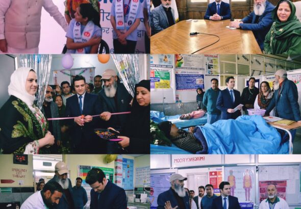 HPV Vaccination Campaign Kicks Off in Budgam;  DC Budgam Athar Aamir Khan IAS Leads from Charar-i-Sharief area of Budgam .