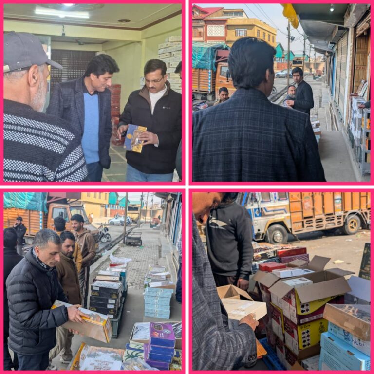Food Safety Team Conducts Rigorous Market Surveillance in Parimpora & Tengpora Markets — Ensures Compliance with FSS Act