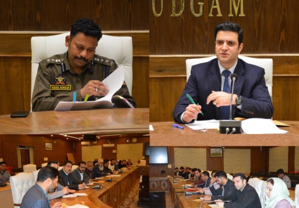 44th NCORD Meeting Held in Budgam:  DC Stresses Collective Responsibility, Emphasises Strengthening Enforcement and Rehabilitation Measures.  13 Cases Registered in NDPS, 19 arrested this month in the district