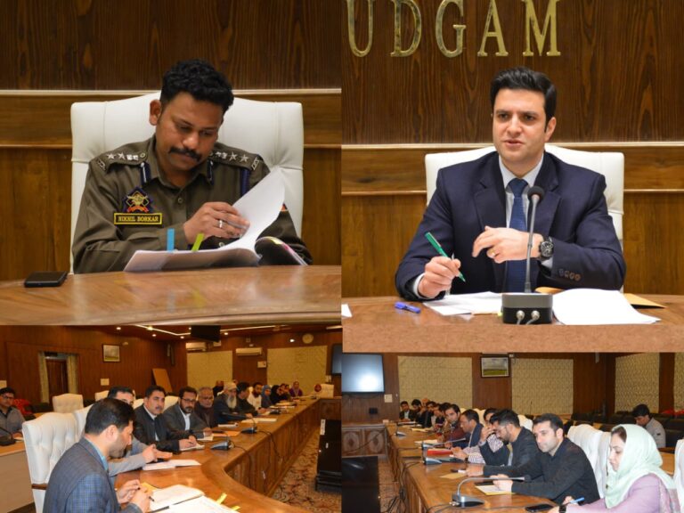 44th NCORD Meeting Held in Budgam:  DC Stresses Collective Responsibility, Emphasises Strengthening Enforcement and Rehabilitation Measures.  13 Cases Registered in NDPS, 19 arrested this month in the district
