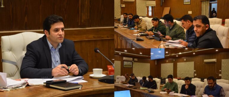 DC Budgam reviews revenue related matters in Budgam
