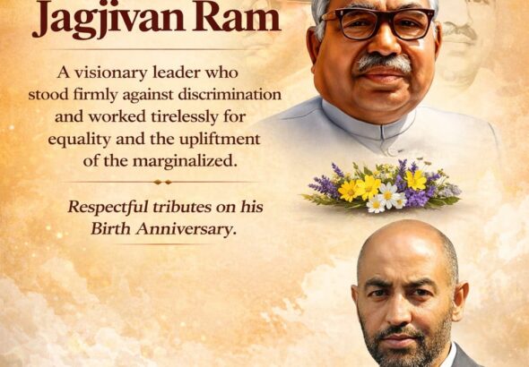 Sheikh Muneer Pays Tribute to Babu Jagjivan Ram on His Birth Anniversary