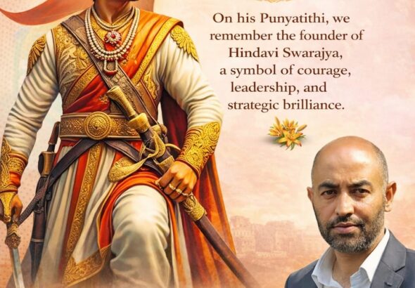 Sheikh Muneer Pays Tribute to Chhatrapati Shivaji Maharaj on Punyatithi