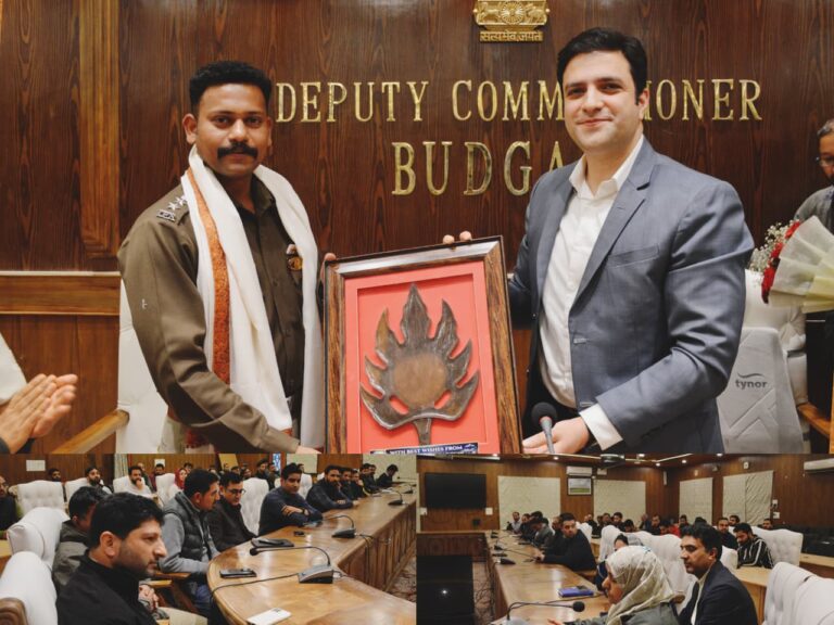 District Administration Budgam Bids Farewell to Outgoing SSP Nikhil Borkar, DC Budgam Athar Aamir Khan Chairs Farewell Function