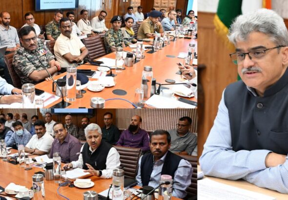 Chief Secretary Atal Dulloo Reviews Shri Amarnath Ji Yatra Arrangements, Orders Comprehensive Audit of Facilities Along Both Routes
