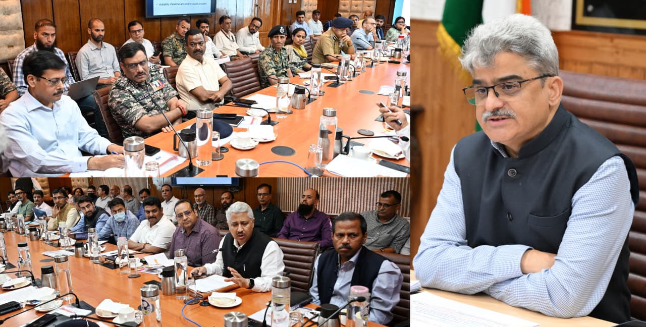 Chief Secretary Atal Dulloo Reviews Shri Amarnath Ji Yatra Arrangements, Orders Comprehensive Audit of Facilities Along Both Routes