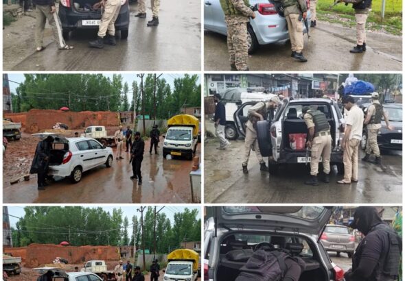 Budgam Police Launches District-Wide Raids; Over 200 Suspects Detained