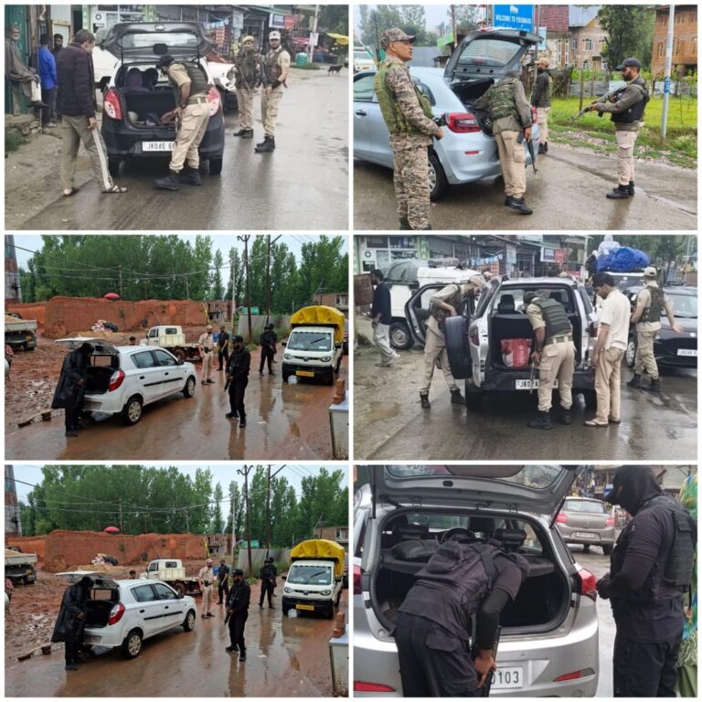Budgam Police Launches District-Wide Raids; Over 200 Suspects Detained