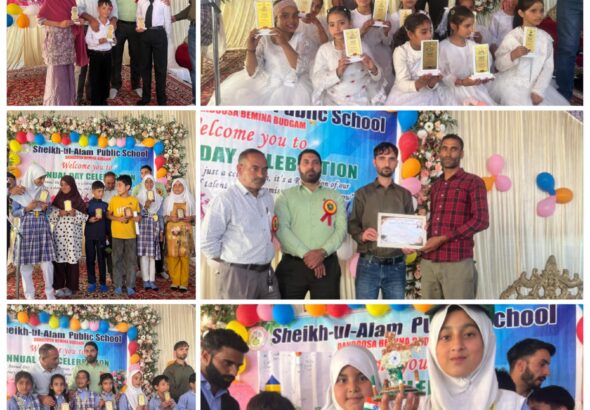 An annual function was organized at Sheikh-ul-Alam Public School, Dandoosa, Bemina,