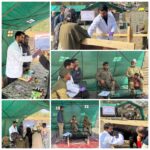 Rashtriya Rifles 62 B-COY organized a free veterinary camp at Paharthan Budgam,