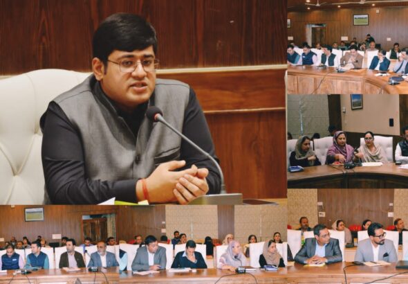 Deputy Commissioner Budgam Chairs Introductory Meeting with District, Sectoral Officers