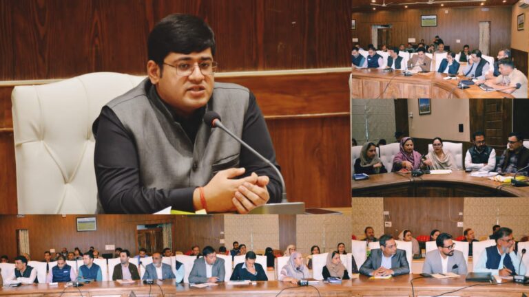 Deputy Commissioner Budgam Chairs Introductory Meeting with District, Sectoral Officers