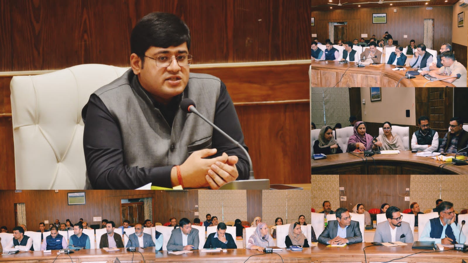 Deputy Commissioner Budgam Chairs Introductory Meeting with District, Sectoral Officers